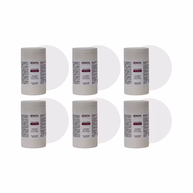 BENOVA ACRYLIC POWDER – Soft White - Pack 6 x 650g