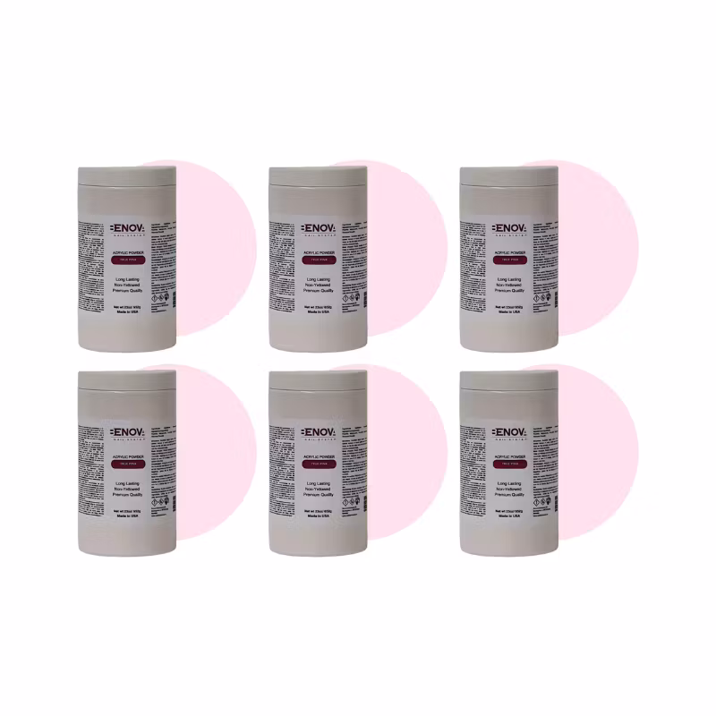 BENOVA ACRYLIC POWDER - True Pink - Pack 6 x 650g