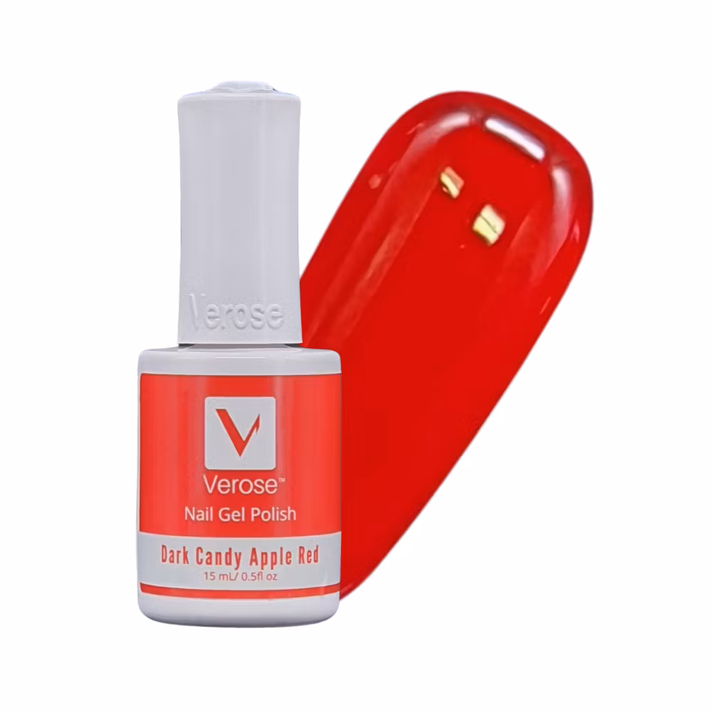 V141 - Verose Gel Polish - Dark Candy Apple Red