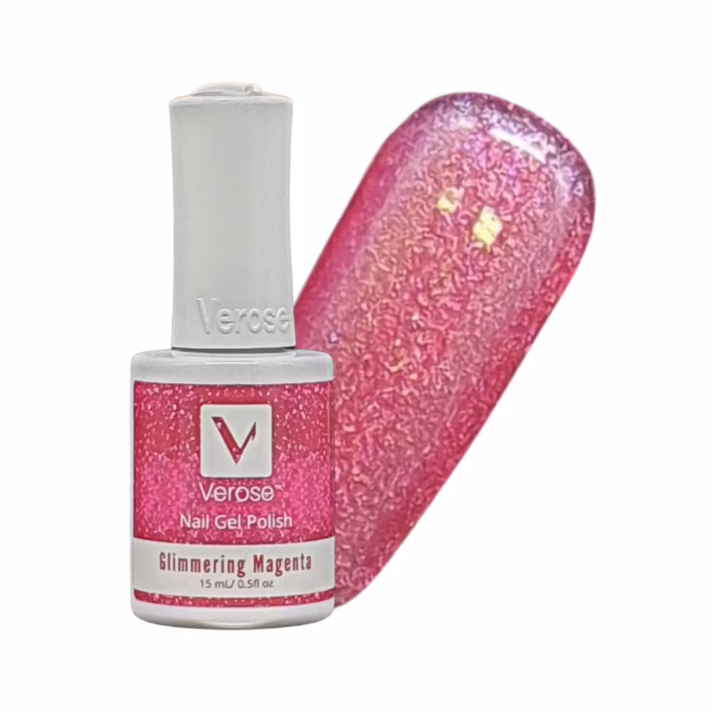 V408 - Verose Gel Polish - Glimmering Magenta