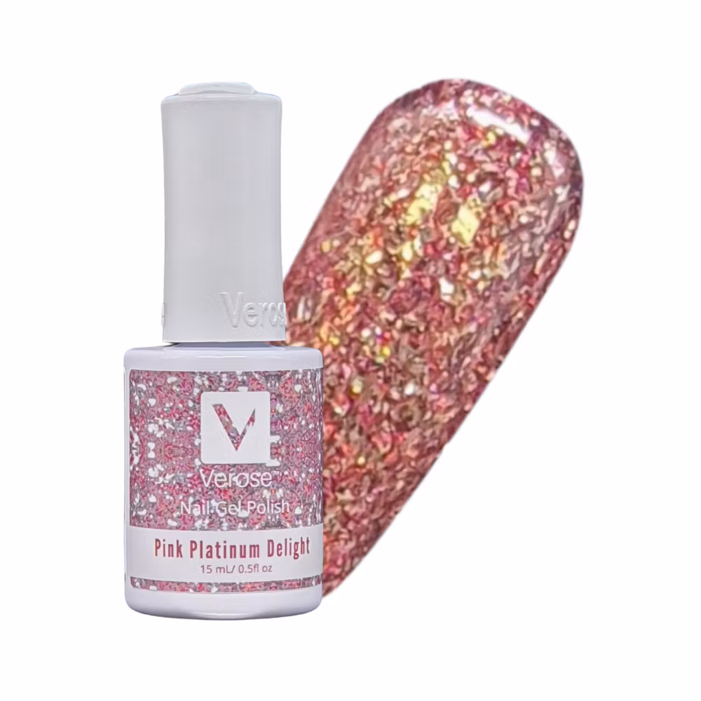 V419 - Verose Gel Polish - Pink Platinum Delight