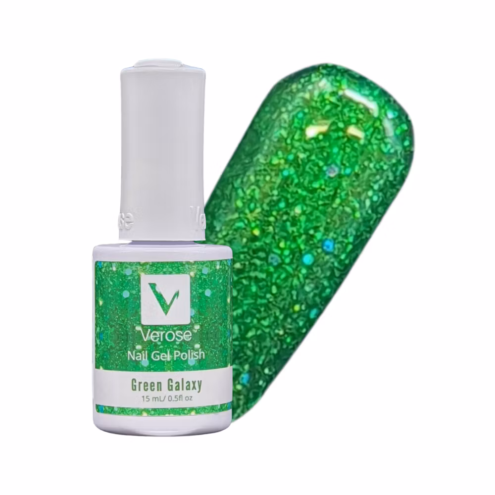 V423 - Verose Gel Polish - Green Galaxy