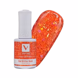V452 - Verose Gel Polish - Red Glitter Bomb