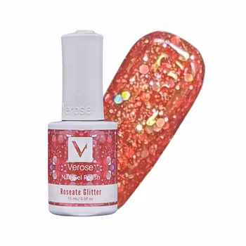 V466 - Verose Gel Polish - Roseate Glitter