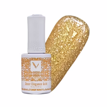 V486 - Verose Gel Polish - Sheer Elegance Gold