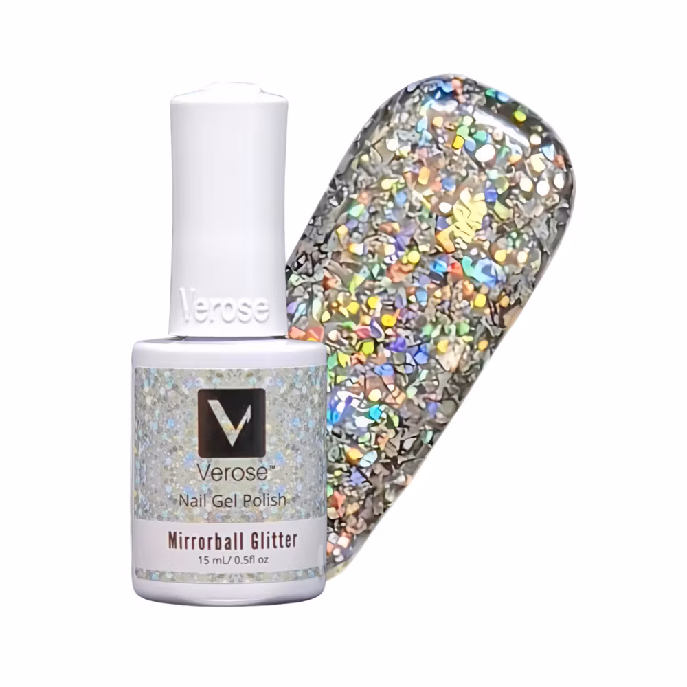 V492 - Verose Gel Polish - Mirrorball Glitter