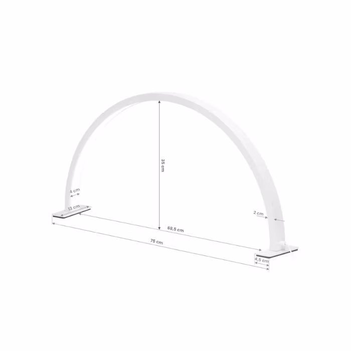 ARCHE III Half Moon LED Nail Desk Lamp - WHITE