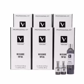 Verose No-wipe Top Gel - Professional Refill Kit PACK 6pcs