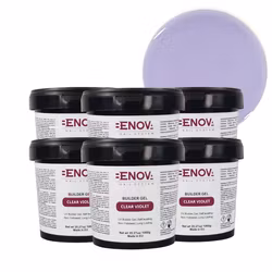 BENOVA Builder Gel - CLEAR VIOLET 1000g PACK 6pcs
