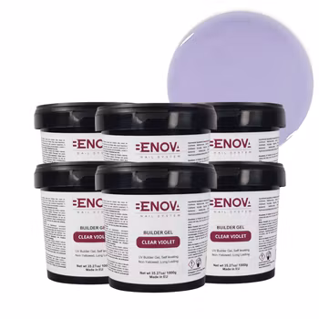 BENOVA Builder Gel - CLEAR VIOLET 1000g PACK 6pcs