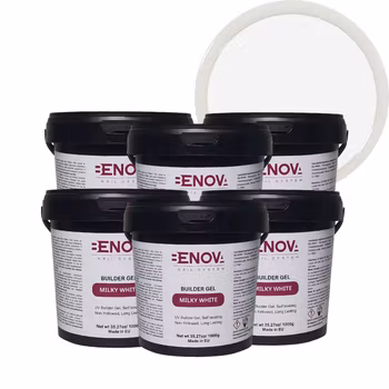 BENOVA Builder Gel - MILKY WHITE 1000g PACK 6pcs