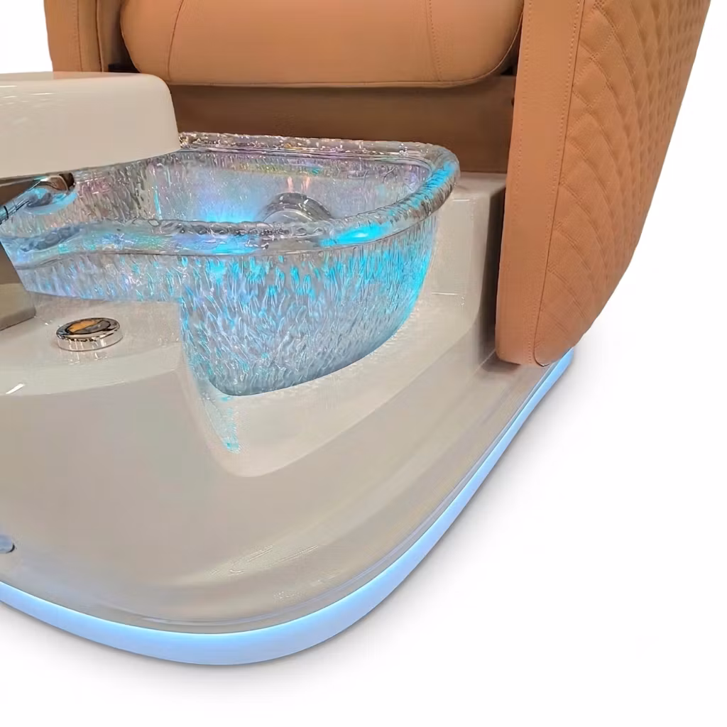 Spa Pedicure Chair PRESTIGE DELUXE - CAPPUCHINO