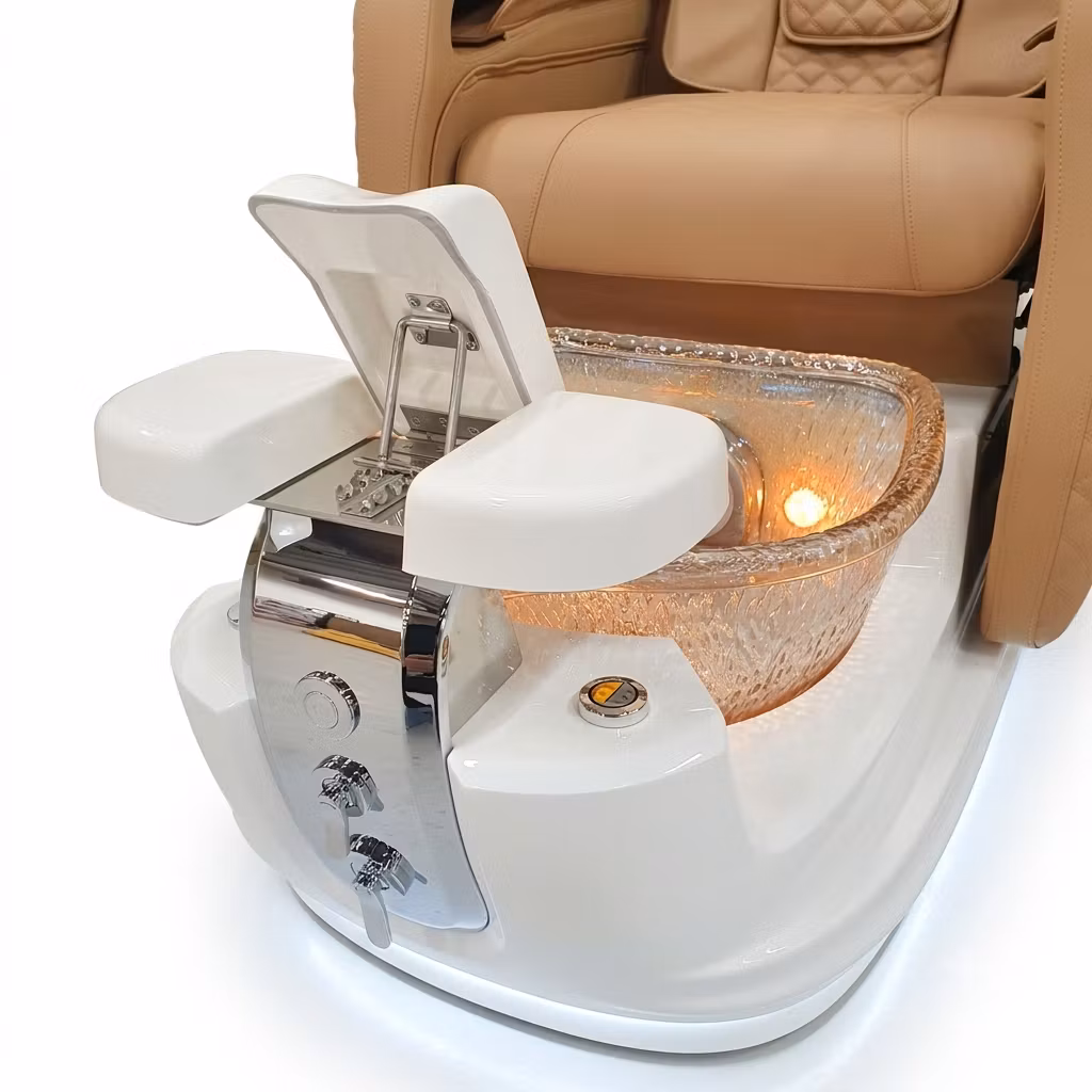 Spa Pedicure Chair PRESTIGE DELUXE - CAPPUCHINO