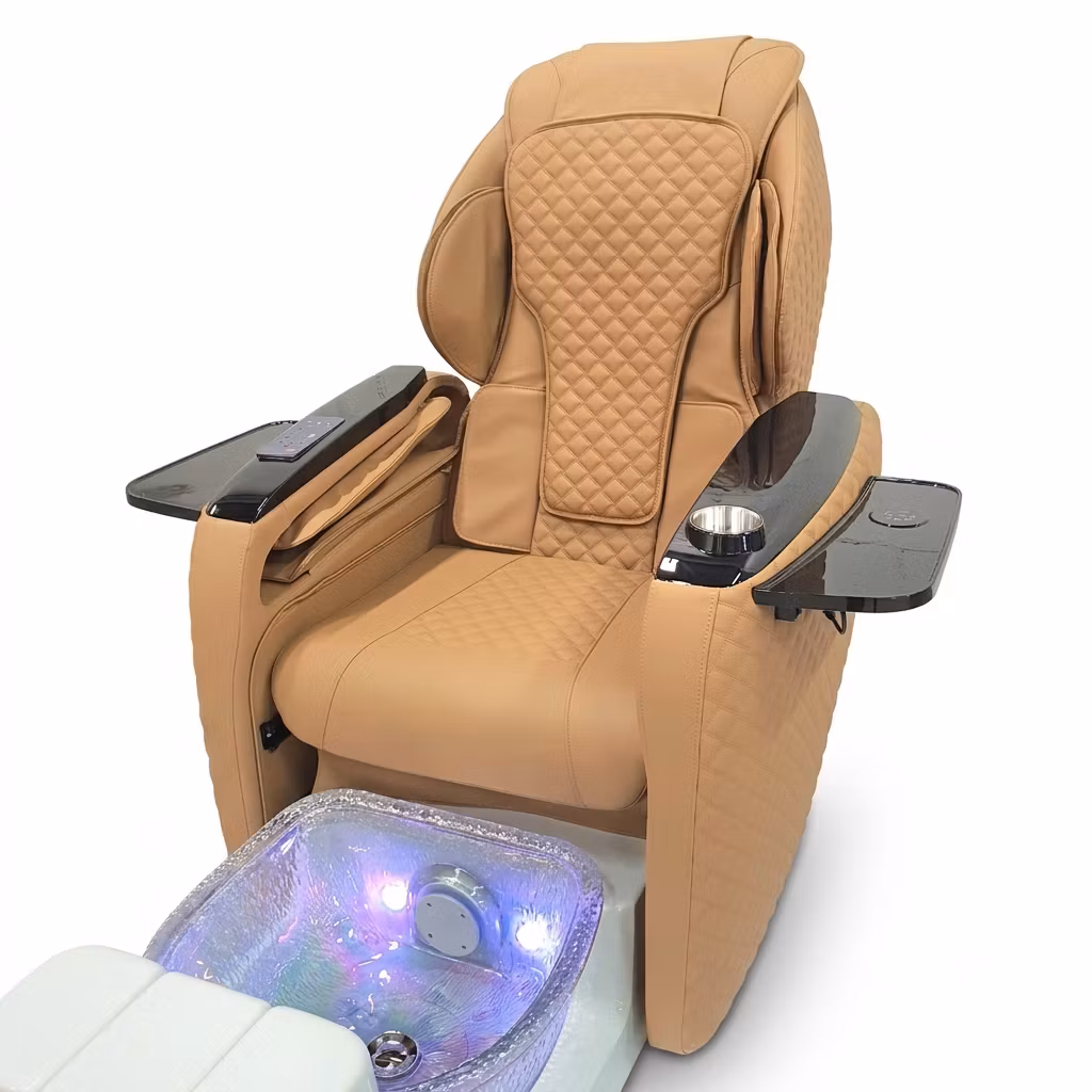 Spa Pedicure Chair PRESTIGE DELUXE - CAPPUCHINO