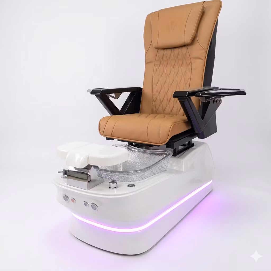 Spa Pedicure Chair ELITE - CAPPUCCINO