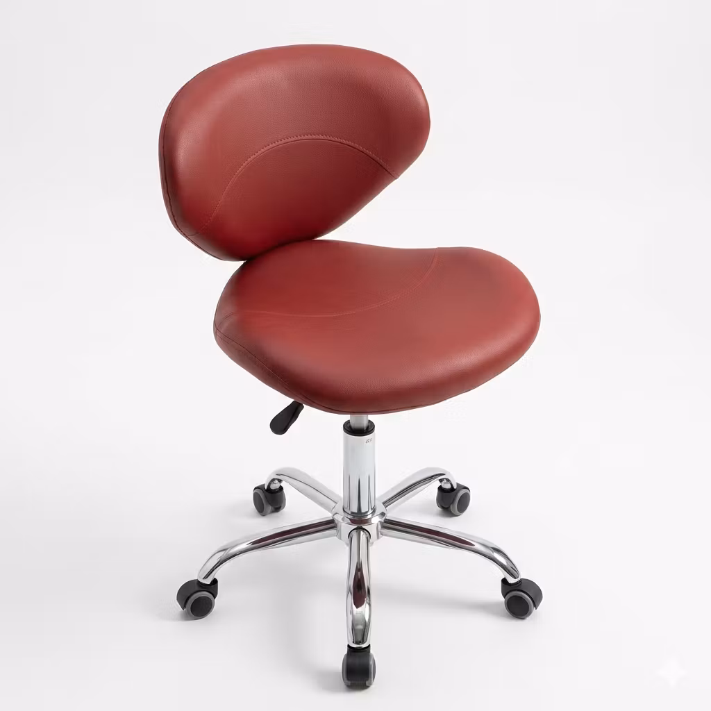 Tech Stool Chair Standard - Burgundy Red