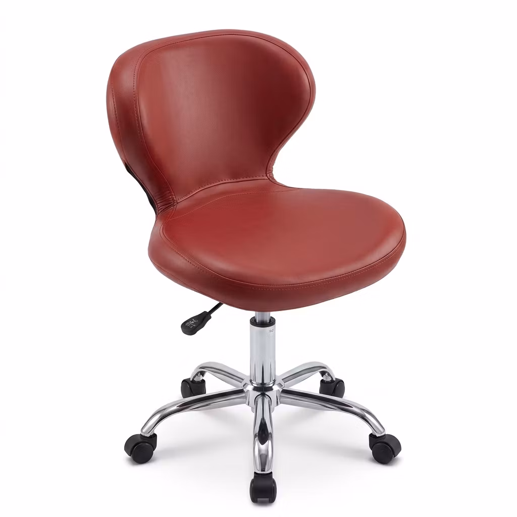 Tech Stool Chair Premium - Burgundy Red