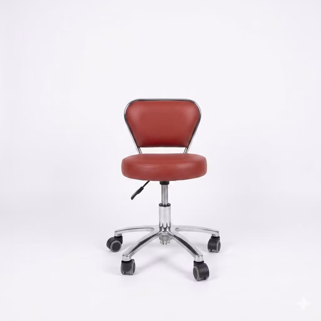 Tech Stool Chair EM - Burgundy Red
