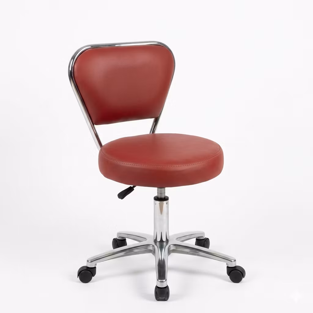 Tech Stool Chair EM - Burgundy Red