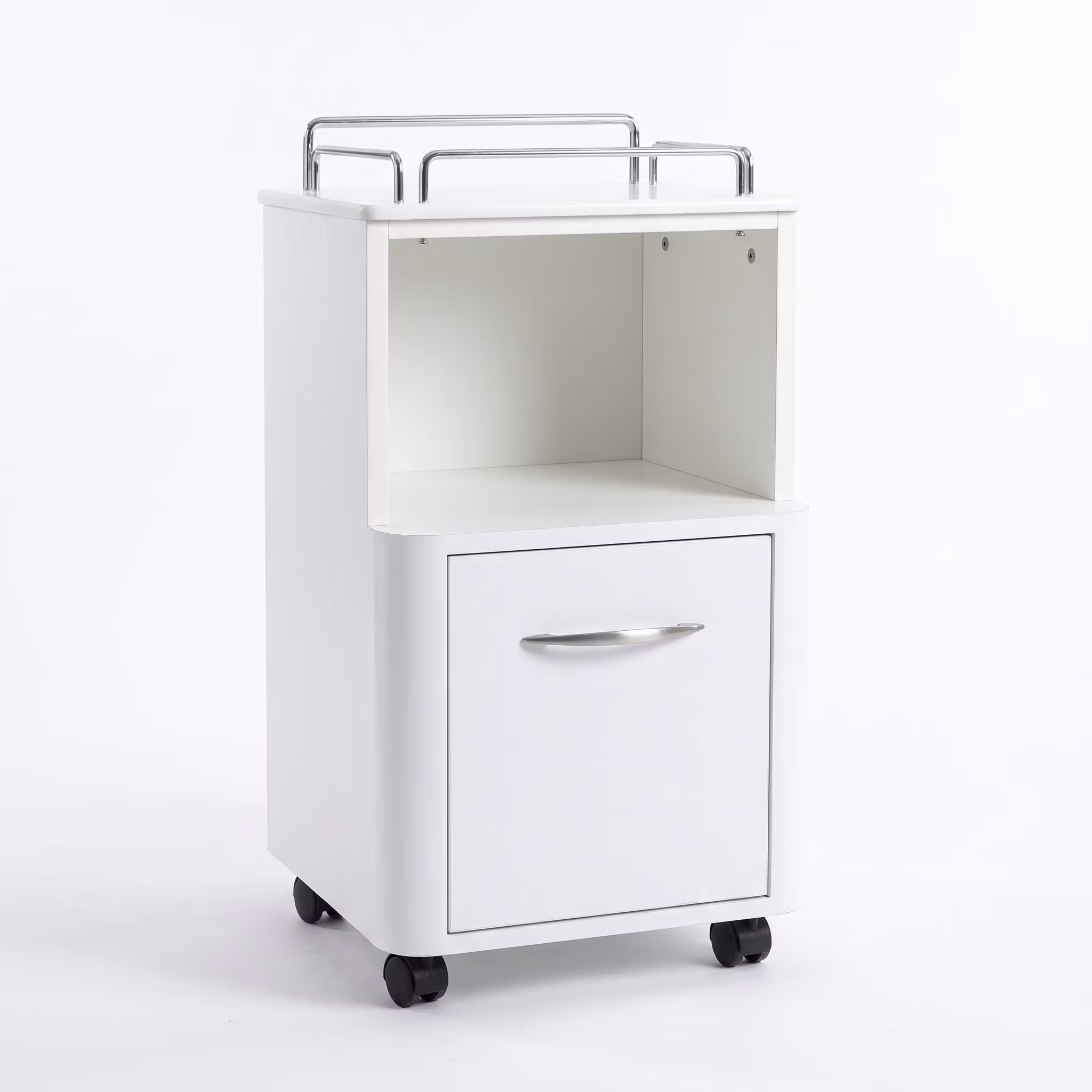 Pedicure Rolling Cart Lexor - White