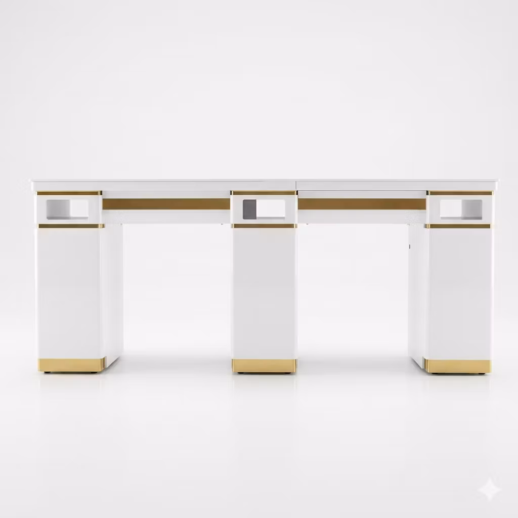 Nail Table B2C(PED) TWIN - White Gold