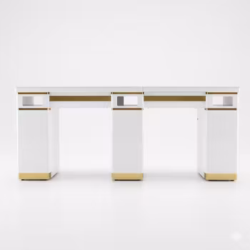Nail Table B2C(PED) TWIN - White Gold