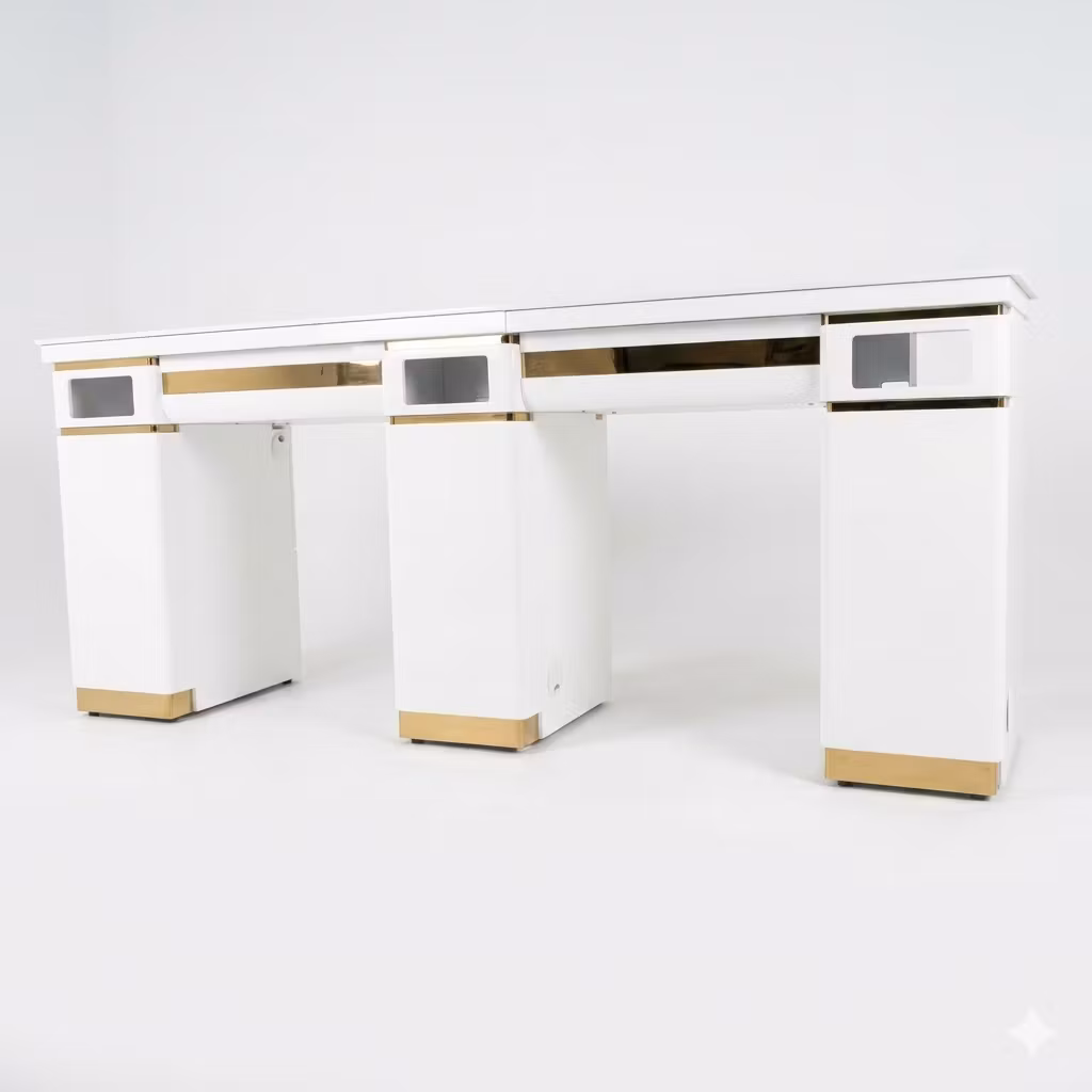 Nail Table B2C(PED) TWIN - White Gold