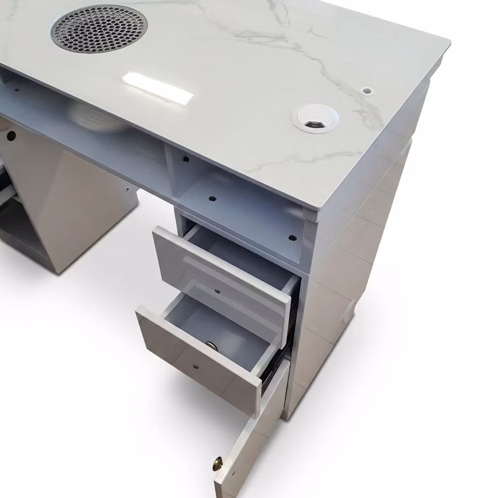 Nail Table B2C(PED) TWIN - White Gold