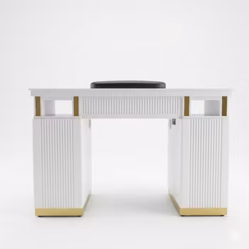 Nail Table T120 LED - White Gold