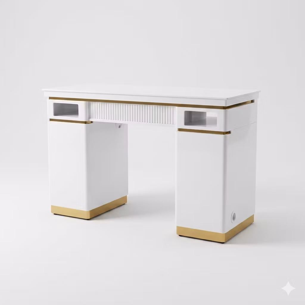 Nail Table PAD LED - White Gold