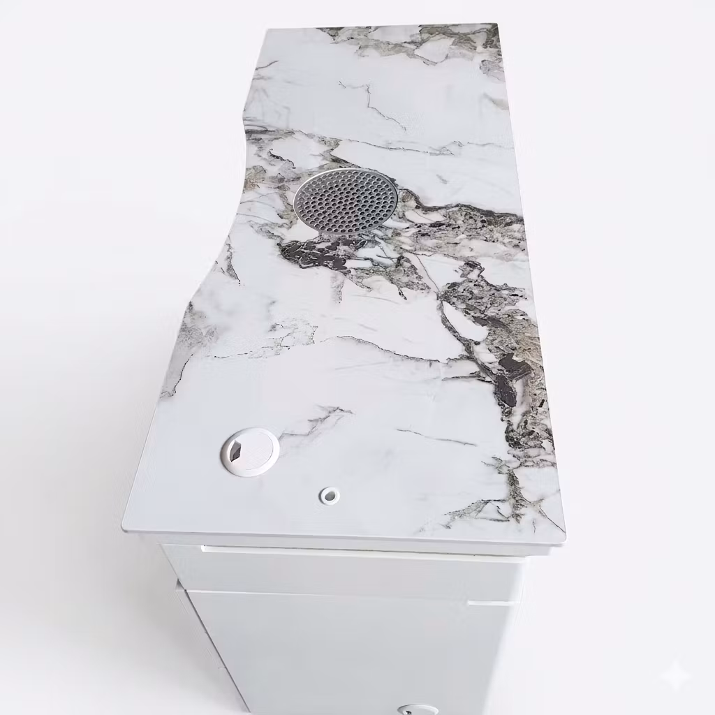 Nail Table PAD LED - White Gold