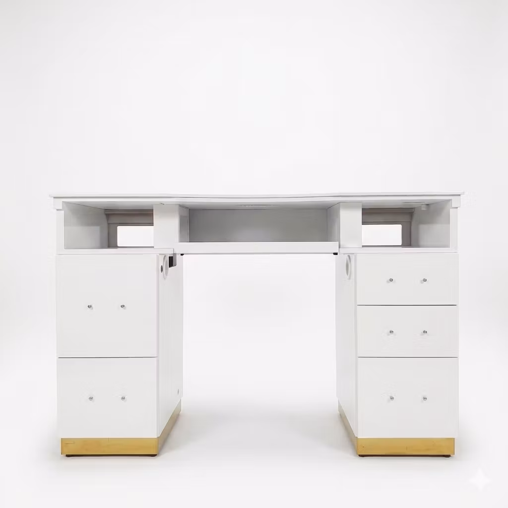 Nail Table PAD LED - White Gold