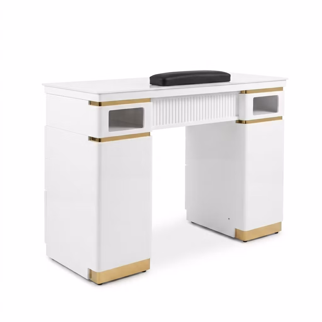 Nail Table VIPA LED 107 - White Gold