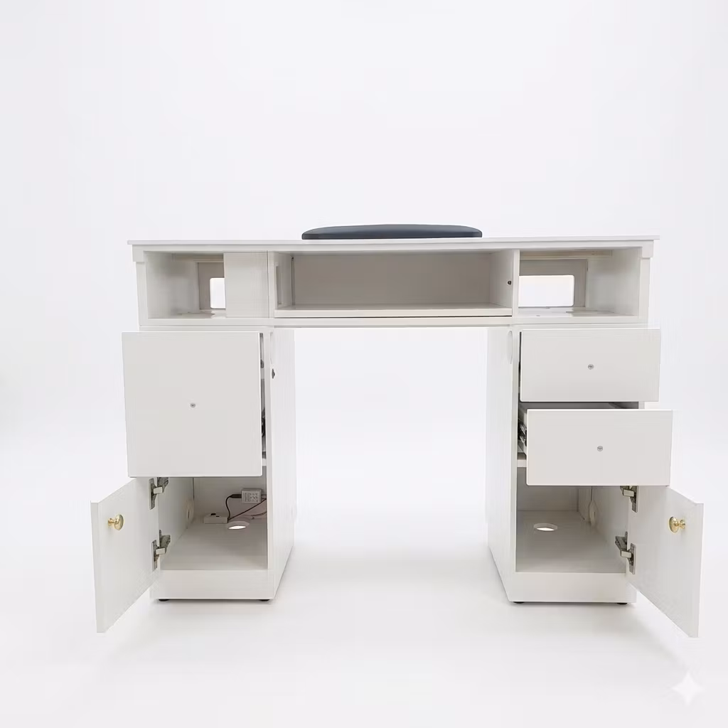 Nail Table VIPA LED 107 - White Gold