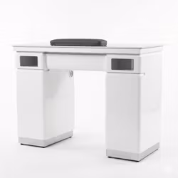 Nail Table PE LED 107 - White Silver