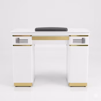Nail Table PE LED 107 - White Gold
