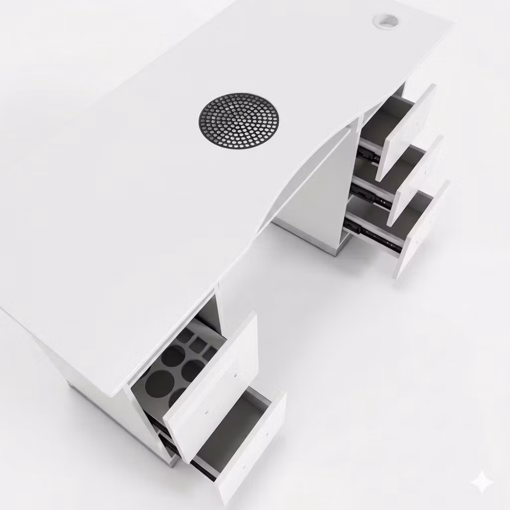 Nail Table DV LED 2 - White