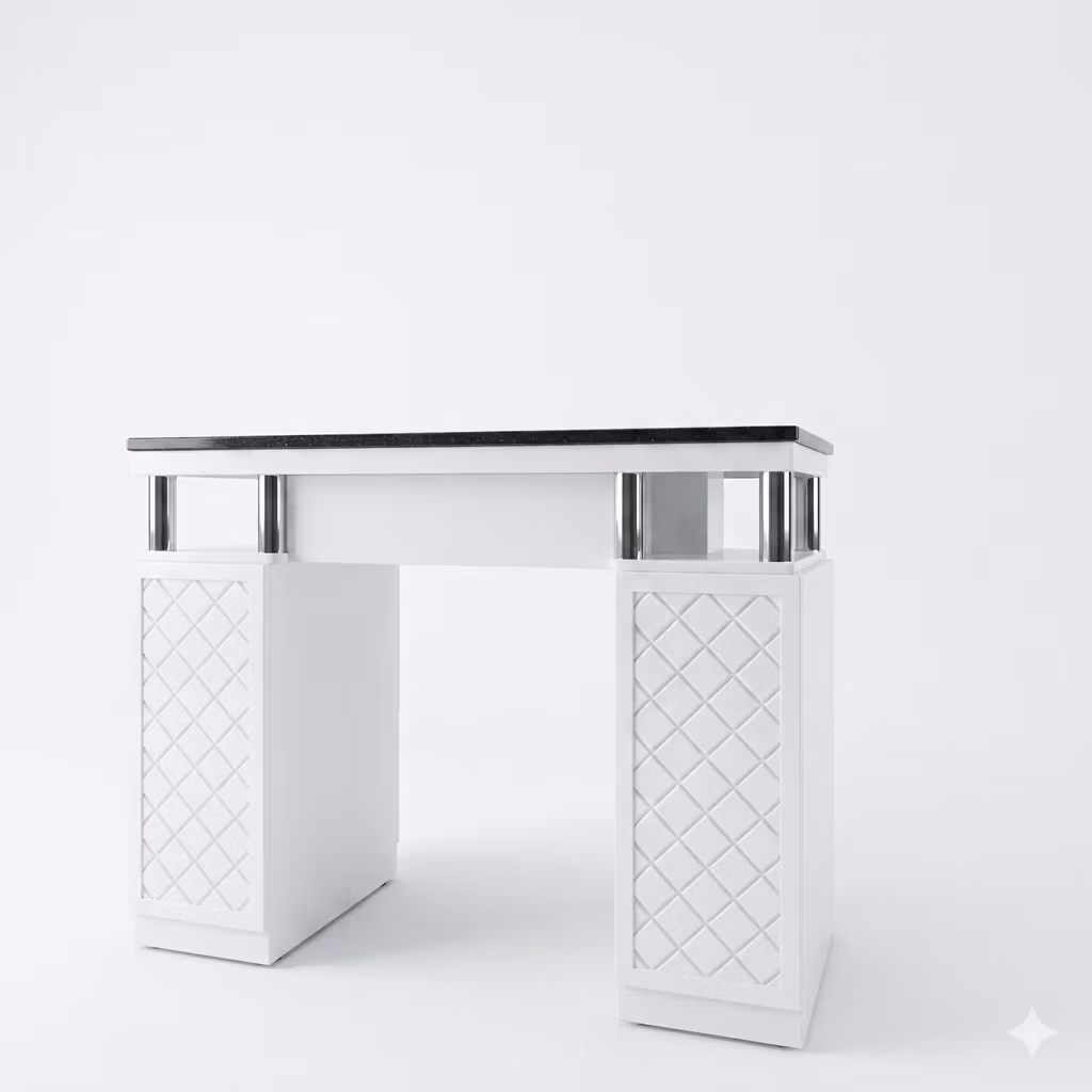 Nail Table DV2 107 - White Black