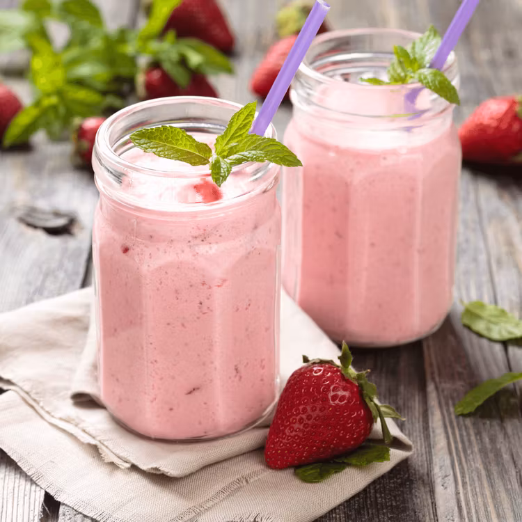 Jordgubbsdröm - Proteinsmoothie