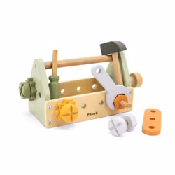 Verktygslåda grön - bucklig kartong