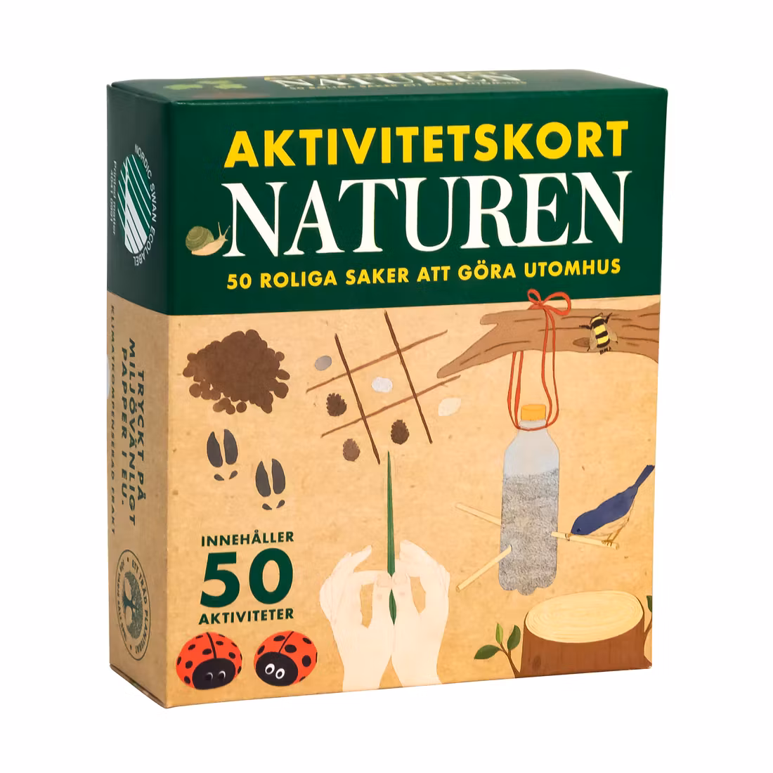 Aktivitetskort Naturen - 50 roliga saker utomhus - Visningsexemplar