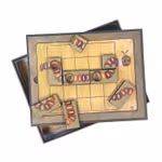 Magnetiskt spel larv - Trasig Kartong