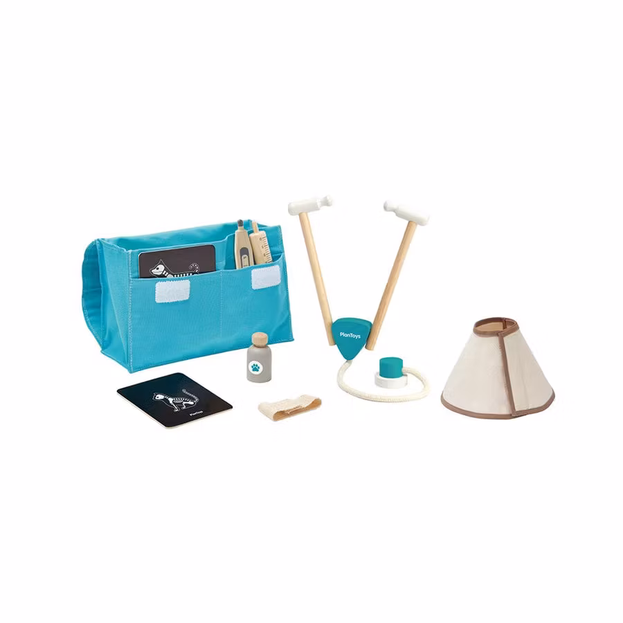 Veterinären - PlanToys - Skrapad Förpackning