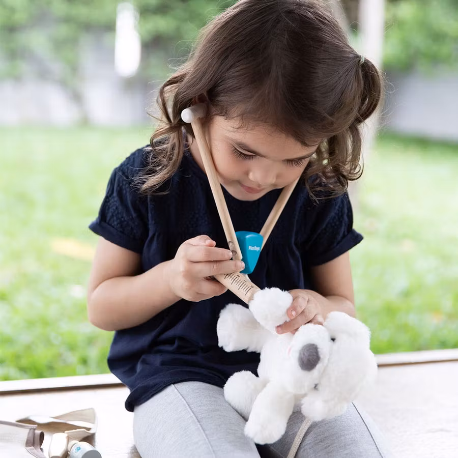 Veterinären - PlanToys - Skrapad Förpackning
