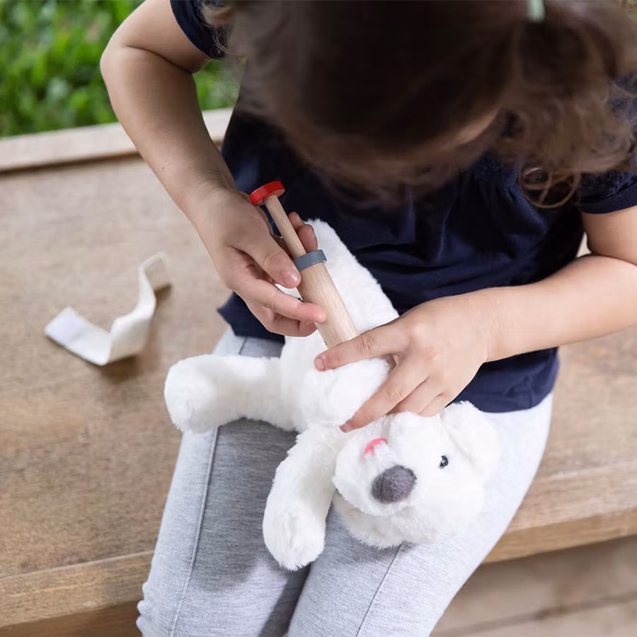 Veterinären - PlanToys - Skrapad Förpackning