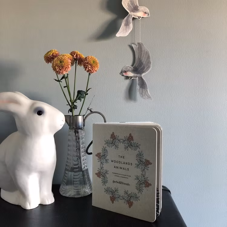 Klassisk kaninlampa - Vit