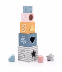 Byggtorn med klossar