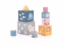 Byggtorn med klossar