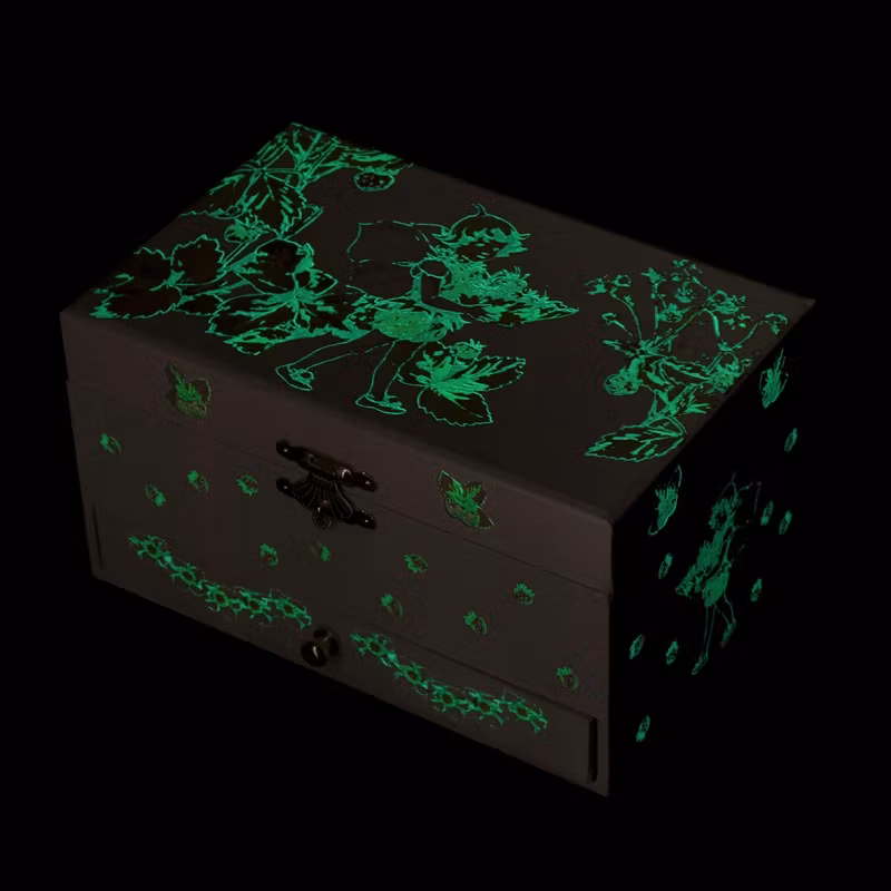 Smyckeskrin Flower Fairies© jordgubbe -  glow in the dark