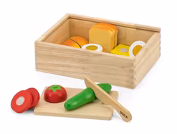 Frukost med skärbräda